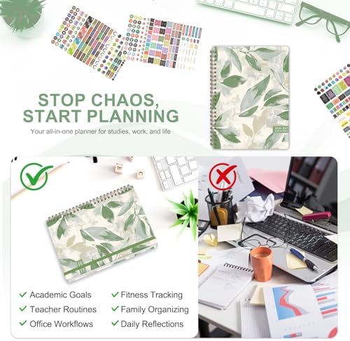 Planner 2026-2027, Weekly and Monthly Academic Year Calendar Planner, July 2026 - June 2027, Daily Agenda Book for Office School Supplies, A5(6.3'' x 8.5'')