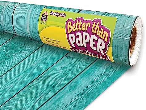 Teacher Created Resources Shabby Chic Wood Better Than Paper Bulletin Board Roll (TCR77041)