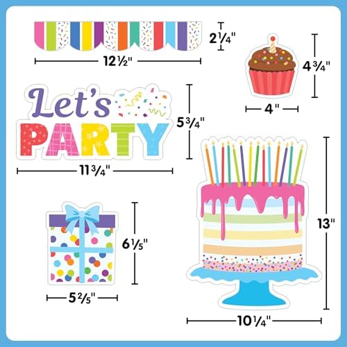 Teacher Created Resources Colorful Happy Birthday Create & Decorate Quick Kit (TCR9465)
