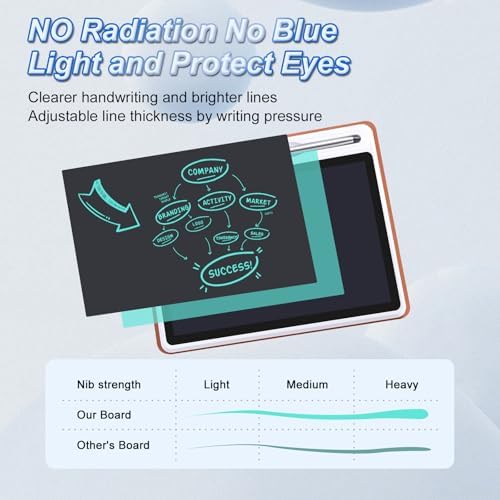 LCD Writing Tablet with Case 10inch Electronic Writing Notebook for Adults