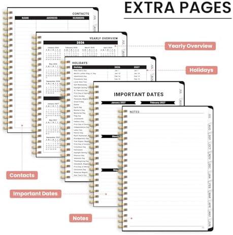 ZOTIA Planner 2026-2027 Jul 2026-Jun 2027 Academic Monthly & Weekly Planner
