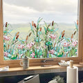 ADD.HERES Stained Glass Window Film, Window Film Decorative, 17.5 x 39.37in