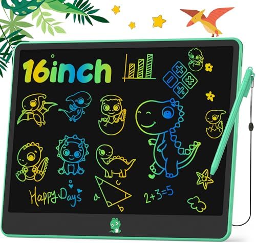 Hockvill 16 Inch LCD Writing Tablet, Toddler Doodle Board Toy Gift for Kids