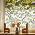 ADD.HERES Stained Glass Window Film, Window Film Decorative, 17.5 x 78.7 in