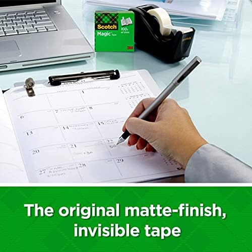 Scotch Magic Tape, 2 Rolls, Numerous Applications, Invisible, Engineered for Repairing, 1/2 x 2592 Inches, Boxed (810-2P12-72) (Pack of 2)