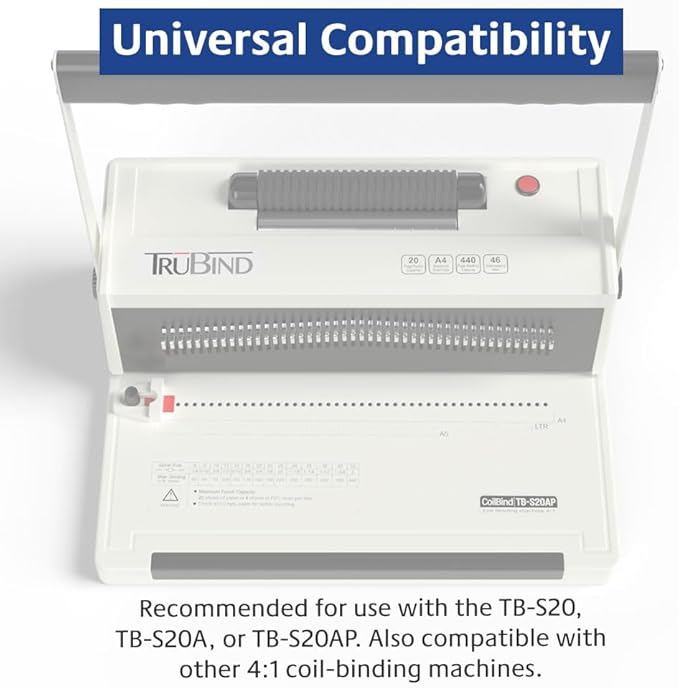 12mm (15/32 in.) Spiral Binding Coils for Reports, Presentations and Proposals | 4:1 Pitch | 12 in. Length | Black | 92 Sheets Binding Capacity | 100 Pack