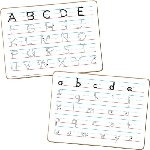 Really Good Stuff Trace 'N' Erase Letter Formation Boards, Set of 6