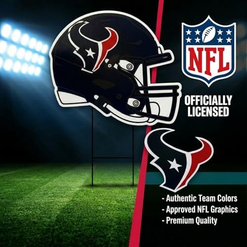 NFL Logo & Helmet 2 Pack Yard Sign Set