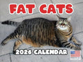 Fat Cat Calendar 2026 Monthly Wall Calender 12 Month | American Made In The USA