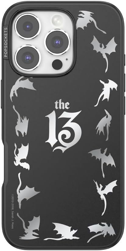 PopSockets iPhone 16 Pro Phone Case with MagSafe, Wireless Charging Compatible, Dragon - The 13