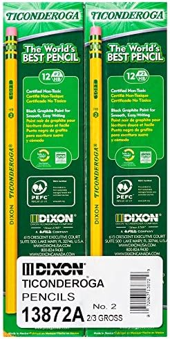 Ticonderoga My First Tri-Write Wood-Cased Pencils (36 Count) Wood-Cased Pencils (96 Count)