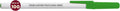 DISCOUNT PROMOS Custom Value Stick Pens Set of 100, Personalized Bulk Pack - Black Ink, Great for Office, School, Business, Tradeshows, Events - Green