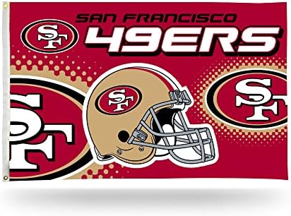 NFL Rico Industries Standard 3' x 5' Banner Flag Single Sided - Indoor or Outdoor - Home Décor