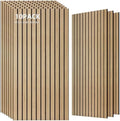 TO-TH Soundproof Panels Decorative Noise Absorbing Wall Panel 10 Pack, Teak