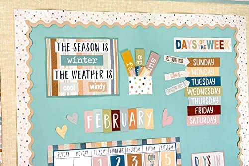 Teacher Created Resources Everyone is Welcome Calendar Classroom Bulletin Board Decor (TCR7119) (Pack of 2)