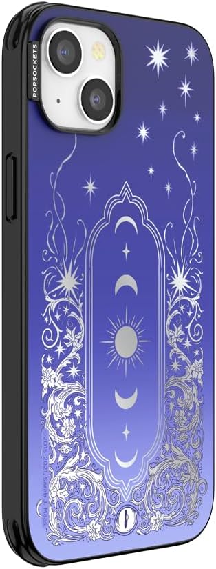 PopSockets iPhone 14 Plus Phone Case with MagSafe, Wireless Charging Compatible, Bookish - Mirror Curse Breaker