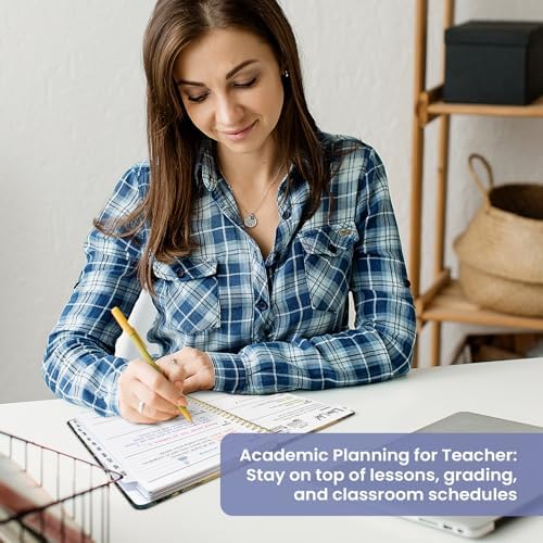Planner 2026-2027, Monthly & Weekly Jul 2026-Jun 2027 Calendar Book | 6.3" x 8.5", Hardcover Spiral Planner with Tabs, School & Daily Pretty Agenda for Women, Students, Teachers, Moonlit Meadow