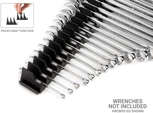 TEKTON 80-Tool Modular Wrench Organizer Set | OTM92180