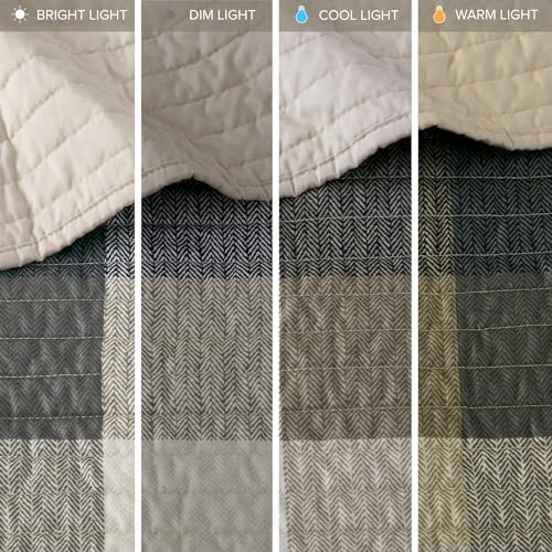 Madison Park Cabin Lodge Plaid Herringbone Daybed Cover Set, 6PC, 39"x75"