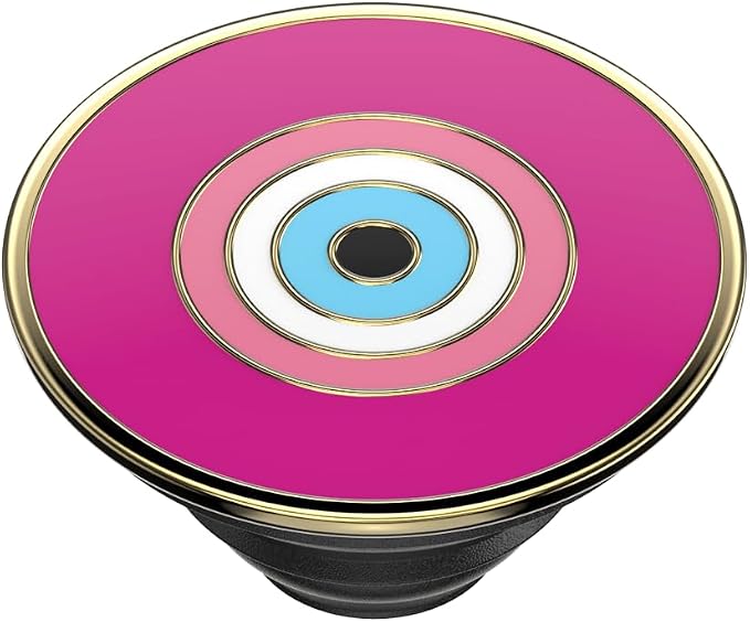PopSockets Adhesive Phone Grip, Holder, Phone Stand, Evil Eye - Enamel Evil Eye Lover