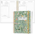 Daily Planner 2026-2027 - July 2026 to June 2027, 7" x 10", Flower