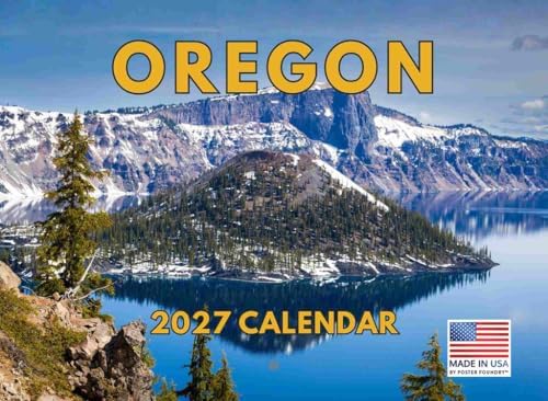Oregon Calendar 2027 Monthly Wall Calender 12 Month