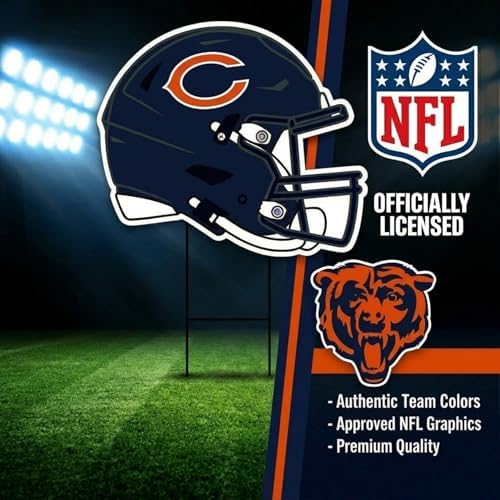NFL Logo & Helmet 2 Pack Yard Sign Set