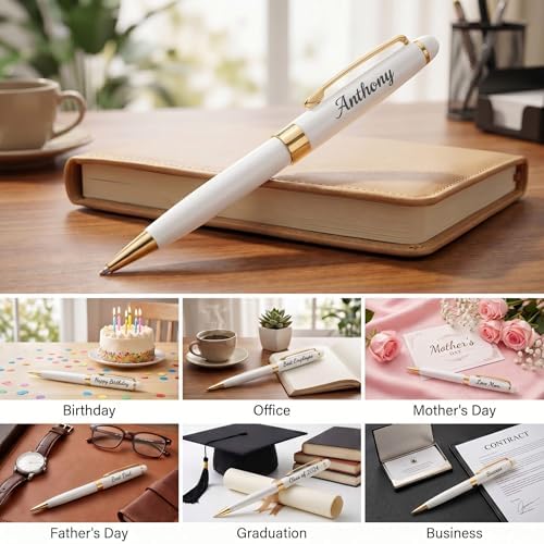 Ancolo Personalized Office Ballpoint Pens - Executive Writing Gift Pens