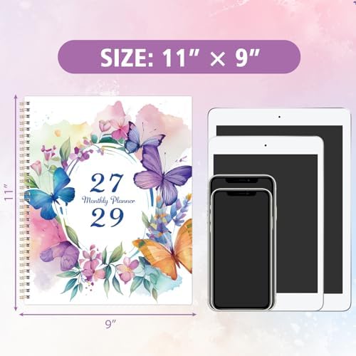 2027-2029 Monthly/Calendar Planner - 3 Year Monthly Planner 2027-2029