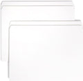 Smead File Folder, Reinforced Straight-Cut Tab, Letter Size, White, 100 per Box (12810)