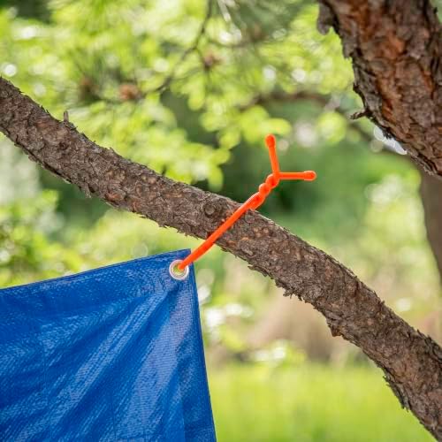 Nite Ize GTBA-A2-R8 Original Gear Tie, Reusable Rubber Twist Tie, Made in the USA, Assortment, 8 Pack