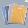 Svaldo Clothes Packaging Bags for Shipping, 100 Count 14x16 inch Frosted Zipper Plastic Bags for Clothing, Thick Plastic Apparel Bag for Packaging T-Shirt, Shirt, 3 Mil, with Vent Holes Storage Bag