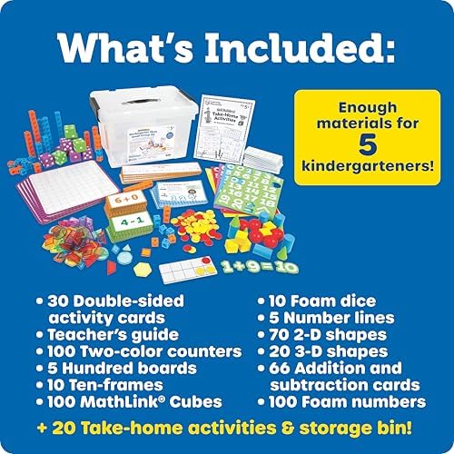 Learning Resources Skill Builders Kindergarten Math Small Group Kit