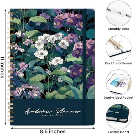 ZOTIA Planner 2026-2027 Jul 2026-Jun 2027 Academic Monthly & Weekly Planner