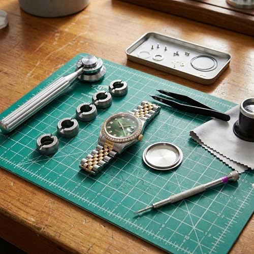 ALVIN GBM Self-Healing Cutting Mat 8.5 x 12 inch | Double-Sided Green/Black | 5-Layer Gridded Surface for Arts, Crafts and Sewing - Model GBM0812