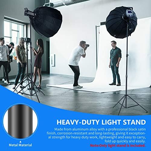 NEEWER Heavy Duty Light Stand 10ft/3m Adjustable Spring Cushioned Tripod