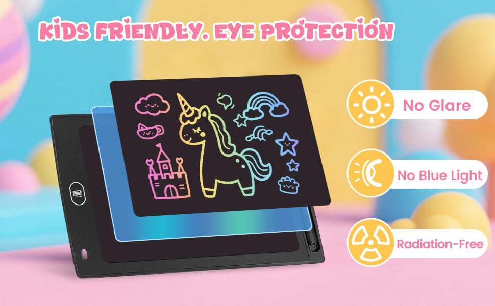 20 Pack LCD Writing Tablet for Kids, Erasable and Reusable Toddler Doodle Board in 8.5 inch, Ideal Educational Drawing Pad for Learning Toy for Ages 3-8 Gifts for Girls Boys
