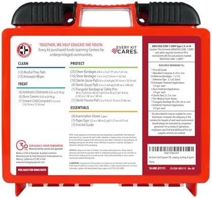 Be Smart Get Prepared OSHA/ANSI First Aid Kit - 10 Person