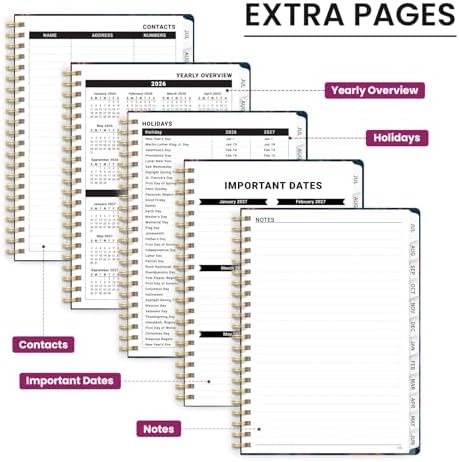 ZOTIA Planner 2026-2027 Jul 2026-Jun 2027 Academic Monthly & Weekly Planner