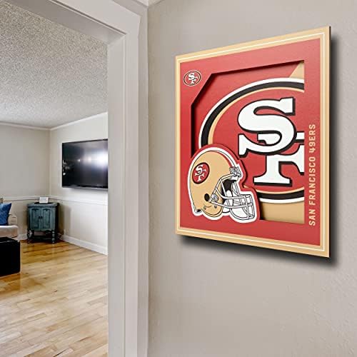 YouTheFan NFL San Francisco 49ers 3D Logo Series Wall Art