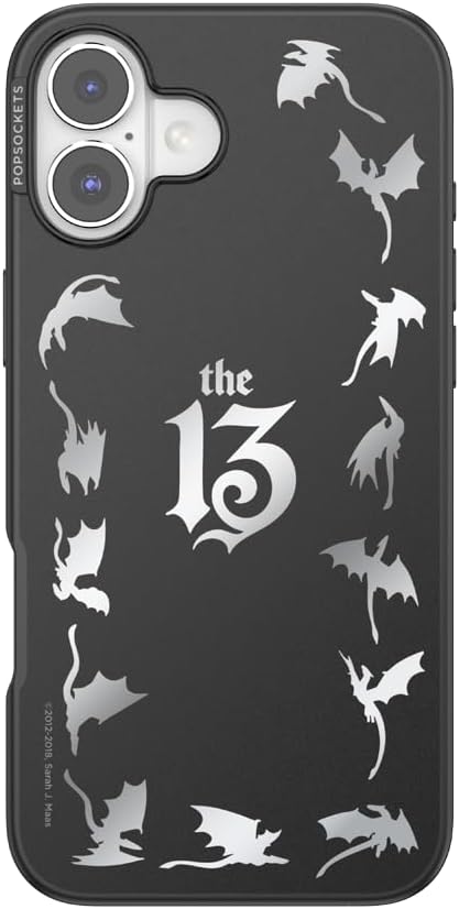 PopSockets iPhone 16 Plus Phone Case with MagSafe, Wireless Charging Compatible, Dragon - The 13