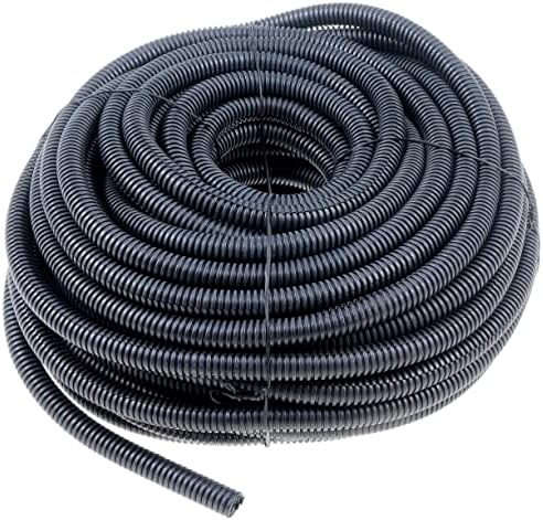 Dorman 86632 3/8 in. x 100 Ft. Black Flex Split Wire Conduit