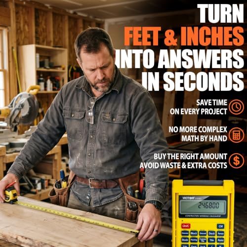 Victor C5000 Advanced Construction Calculator with Protective Case