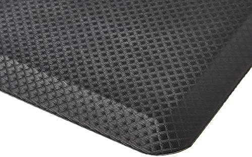 Amazon Basics 3/4" Rectangular Durable Anti-Fatigue Supportive Comfort Standing Mat, 32" x 20", Black
