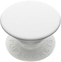 PopSockets Adhesive Phone Grip, Holder- White | Secure Comfortable Hold, Anti-Drop, Kickstand, White, Electronic Accessories, For iPad/Kindle/iPhone/Android
