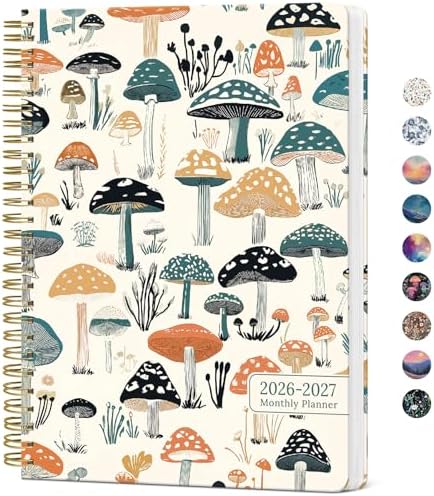 Monthly Planner 2026-2027, 18-Month Aesthetic Calendar, Jul 2026-Dec 2027