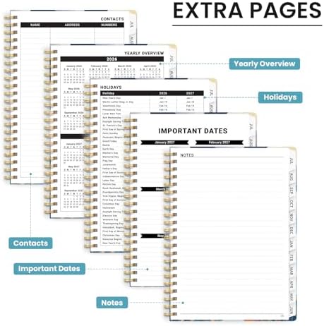 ZOTIA Planner 2026-2027 Jul 2026-Jun 2027 Academic Monthly & Weekly Planner
