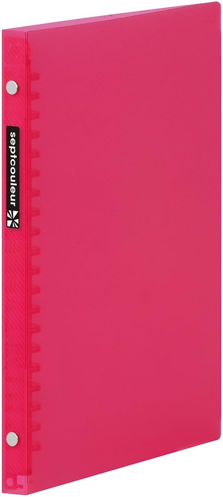Maruman F083B-08 Loose Leaf Binder, A5, Septocrulle, 20 Holes, Pink