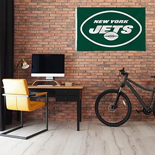 NFL Rico Industries Standard 3' x 5' Banner Flag Single Sided - Indoor or Outdoor - Home Décor