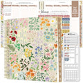 bloom daily planners 2027 Hardcover Goal & Vision Planner (January - December 2027) - Monthly & Weekly Calendar Year Agenda Organizer - 7.5" x 9" - Garden Party